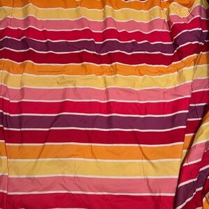Colorful Striped Comforter